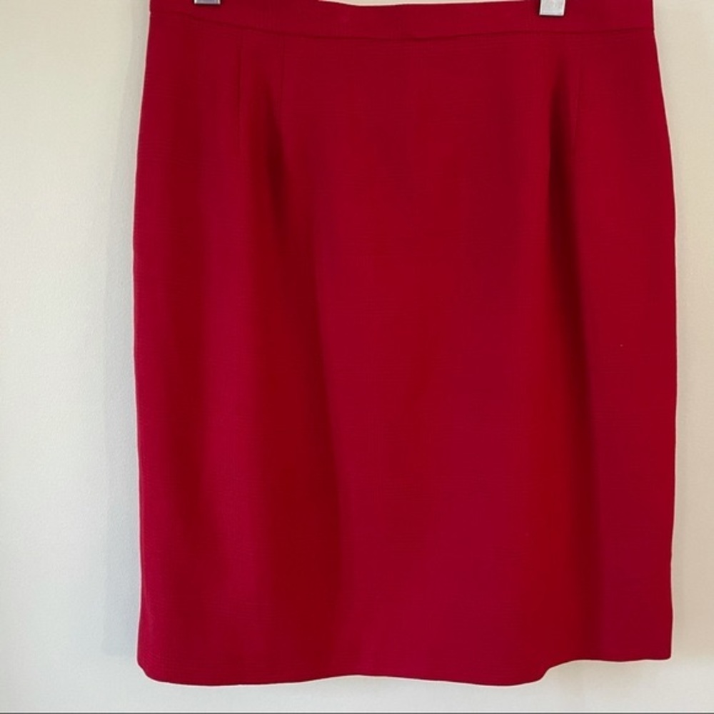 Talbots Wool Blend Skirt Red Size 16